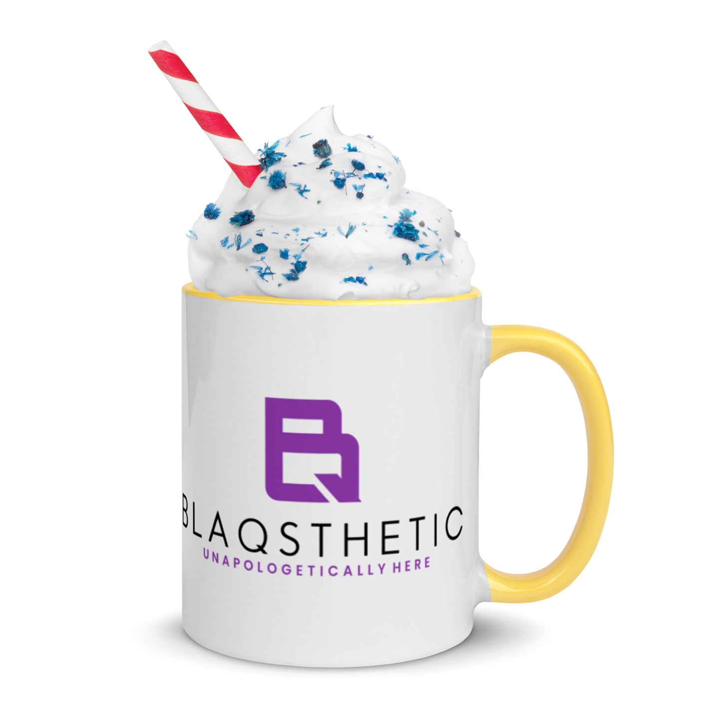 BlaQsthetic logo Mug with Color Inside 11oz
