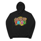 BLACK PRIDE BUBBLE FONT Unisex fleece hoodie