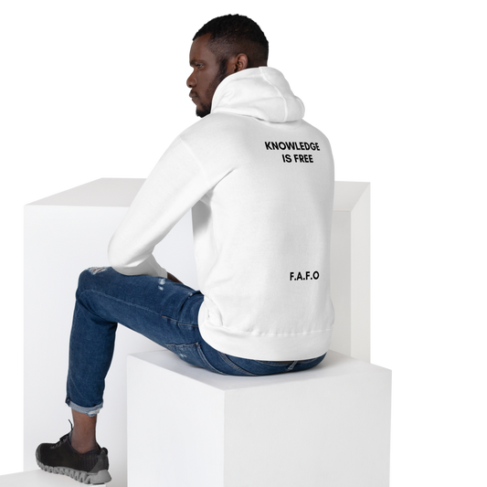 F.A.F.O Unisex Hoodie White, Gray