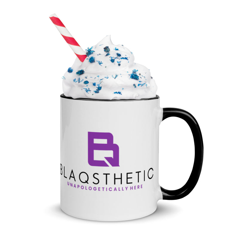 BlaQsthetic logo Mug with Color Inside 11oz