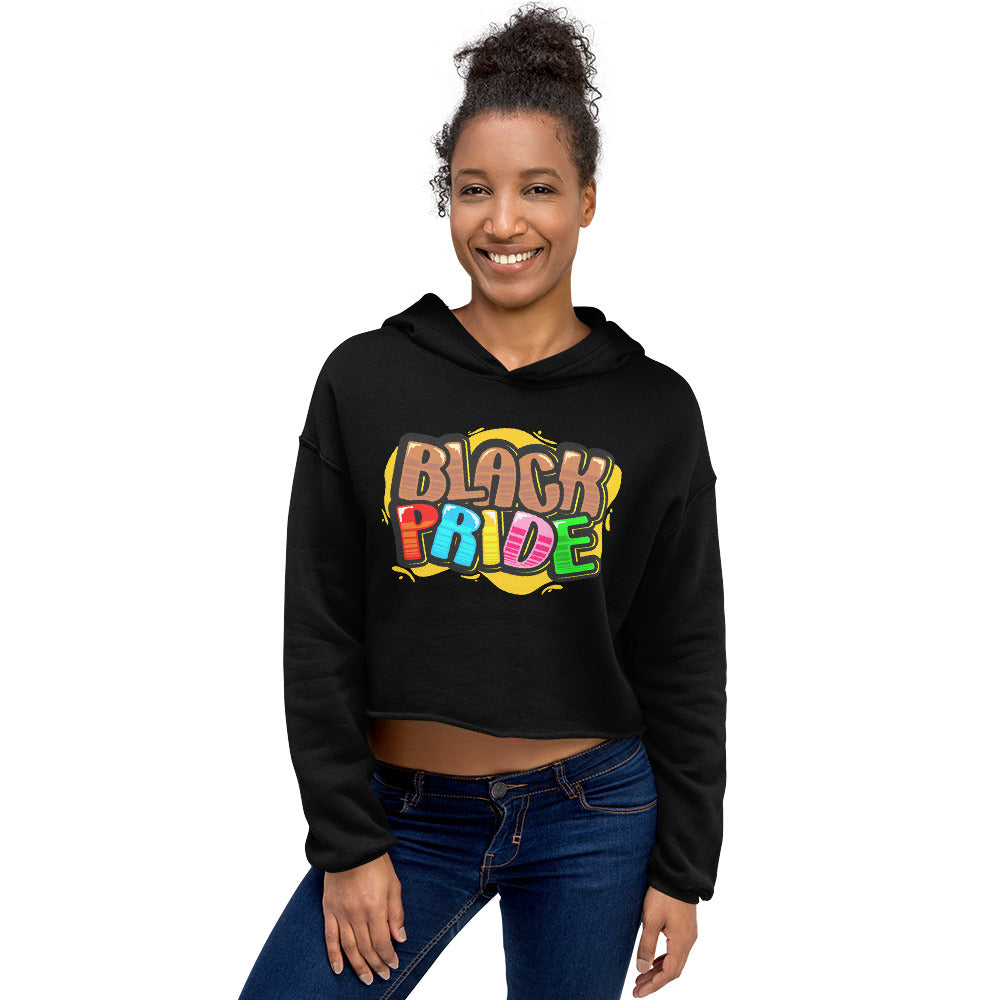 BLACK PRIDE Crop Hoodie