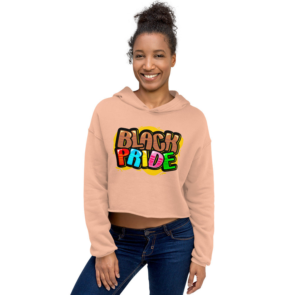 BLACK PRIDE Crop Hoodie