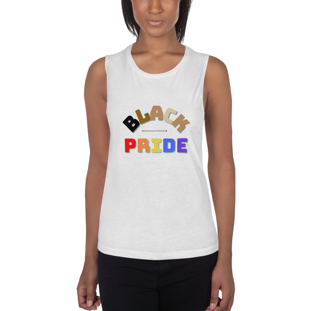 Ladies’ BLACK PRIDE Muscle Tank