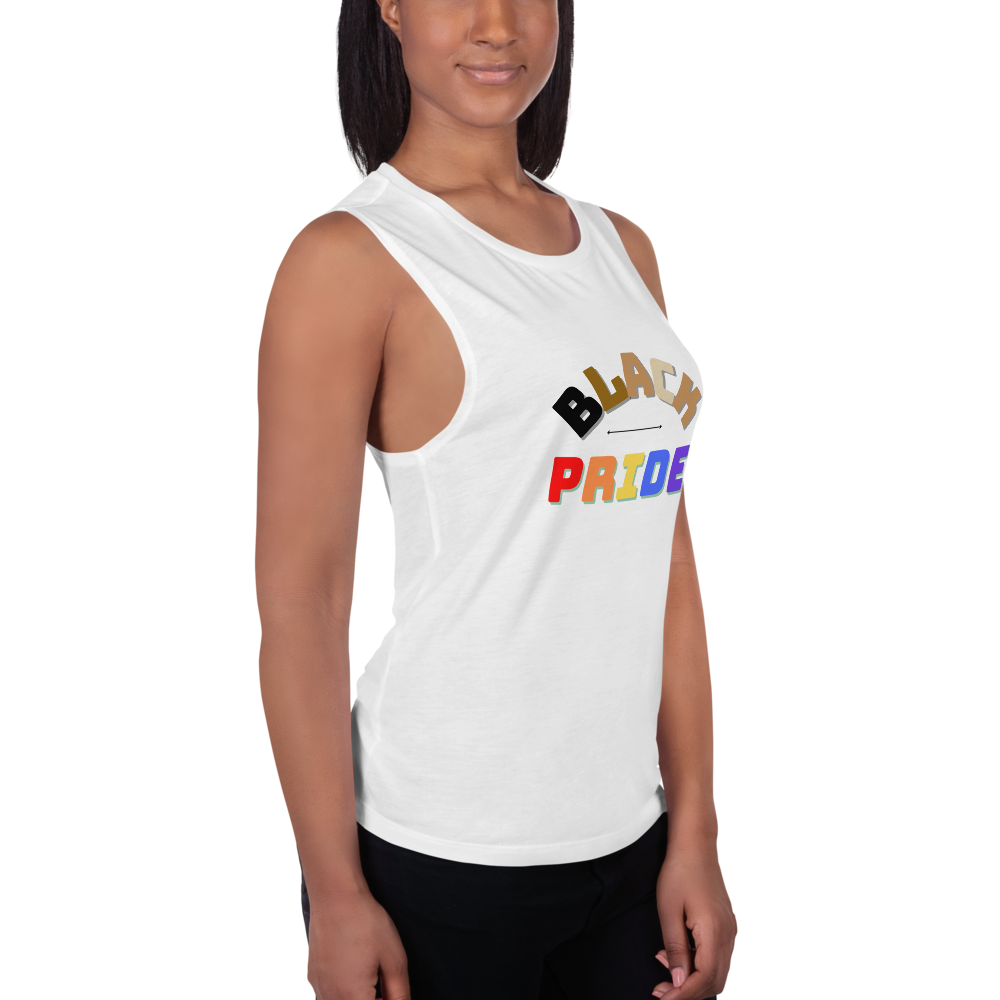 Ladies’ BLACK PRIDE Muscle Tank